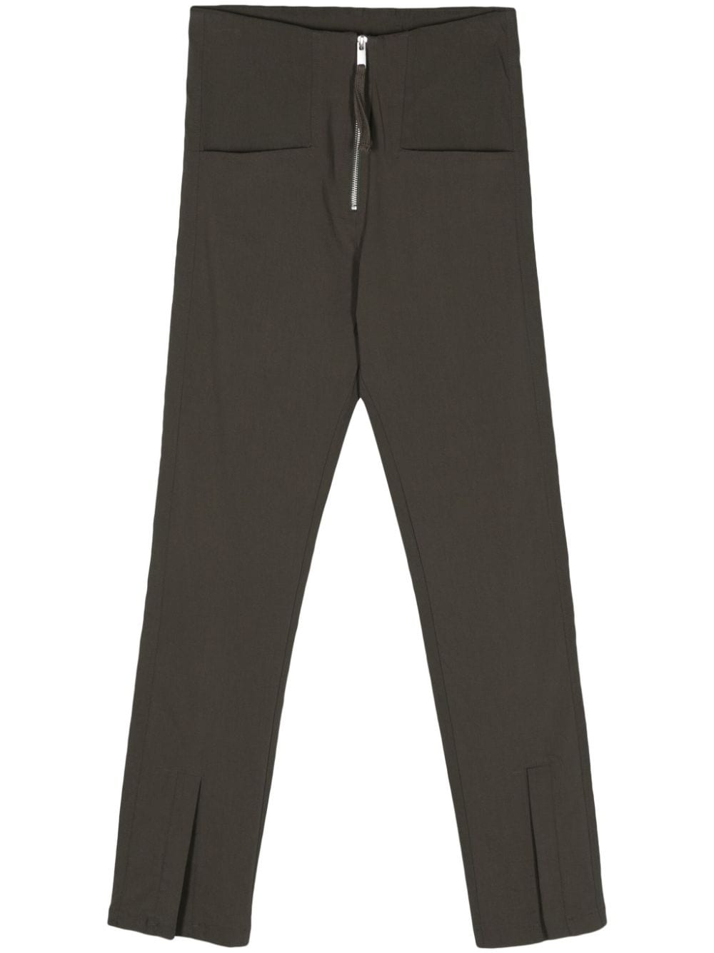 Thom Krom Schmale High-Waist-Hose - Grün von Thom Krom