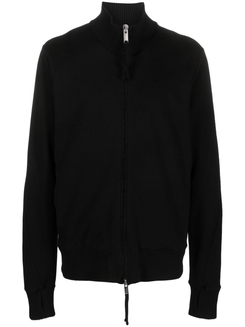 Thom Krom Sweatshirtjacke mit Daumenlöchern - Schwarz von Thom Krom