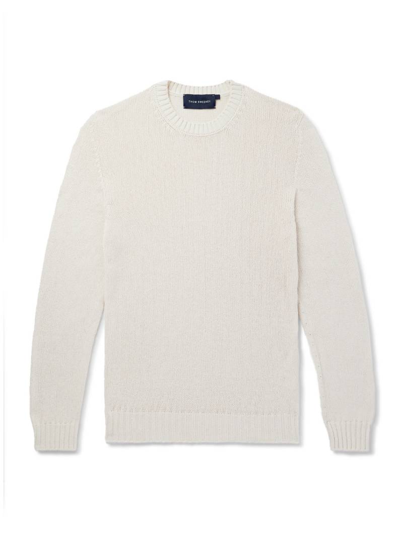 Thom Sweeney - Silk Sweater - Men - Neutrals - S von Thom Sweeney
