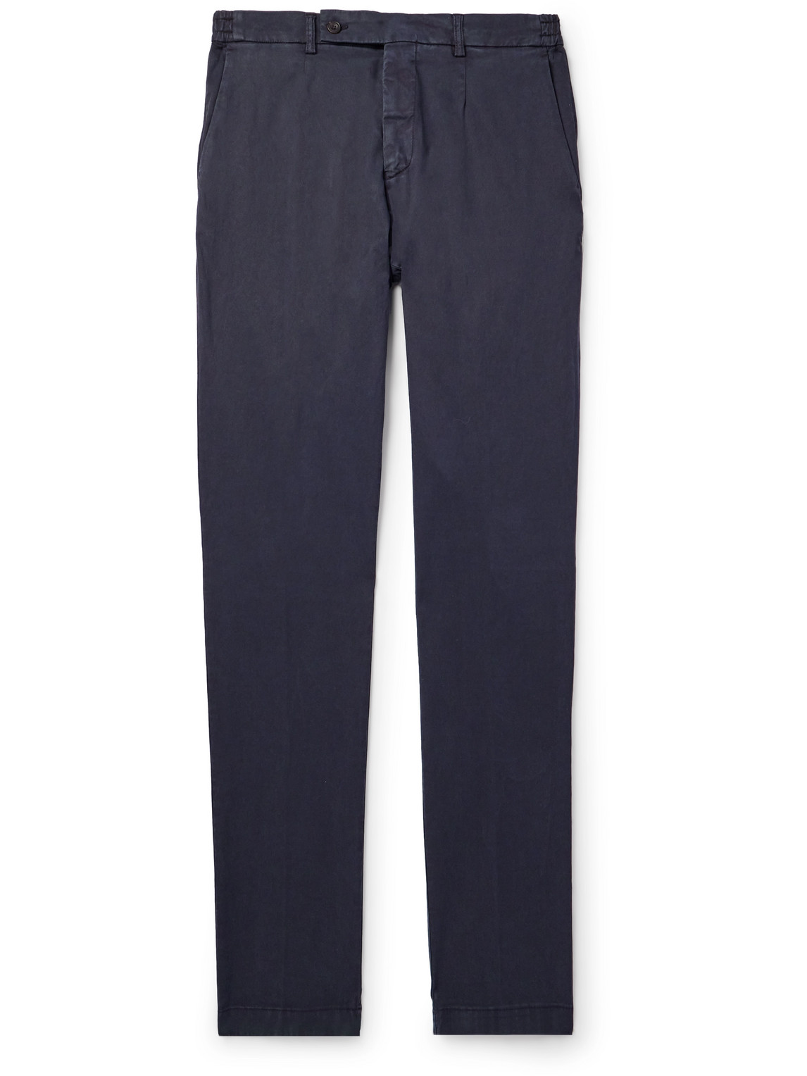 Thom Sweeney - Straight-Leg Stretch-Lyocell and Cotton-Blend Twill Chinos - Men - Blue - IT 52 von Thom Sweeney