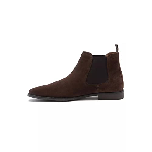 Thomas Crick Herren Addison Chelsea Boots, Brown, 43 EU von Thomas Crick