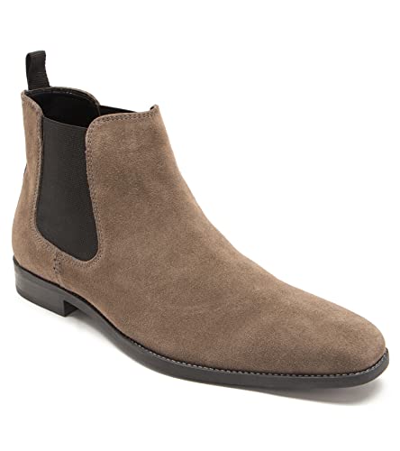 Thomas Crick Herren Addison Chelsea Boots, Grey, 46 EU von Thomas Crick