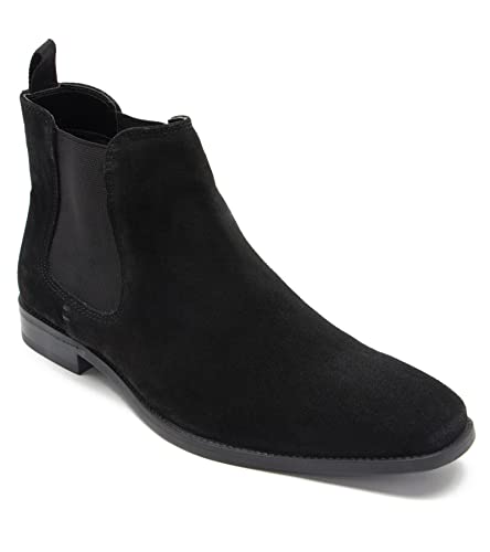 Thomas Crick Herren Addison Chelsea Boots, Black, 44 EU von Thomas Crick