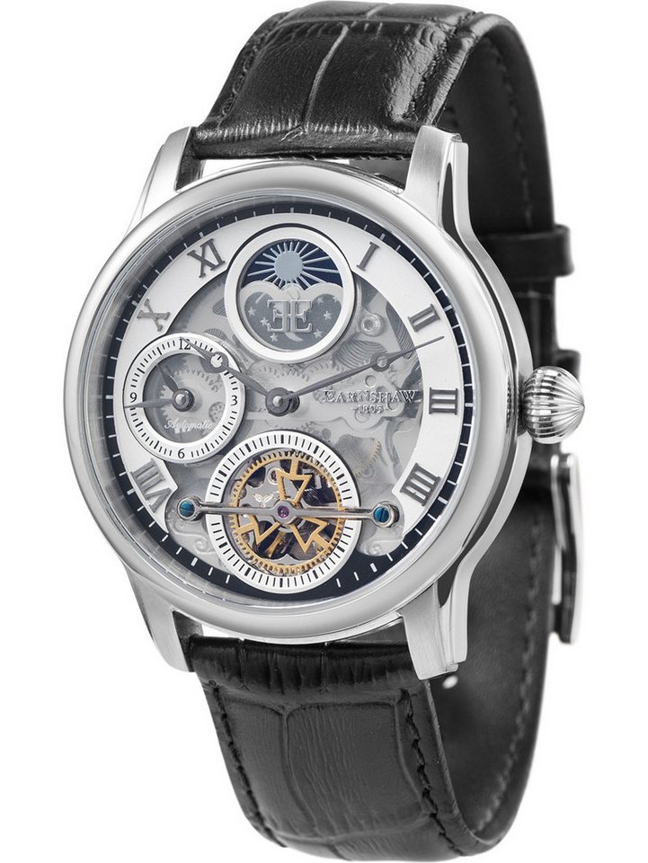 Thomas Earnshaw Automatikuhr Thomas Earnshaw ES-8063-01 Herrenuhr Longitude Shadow Automatik von Thomas Earnshaw