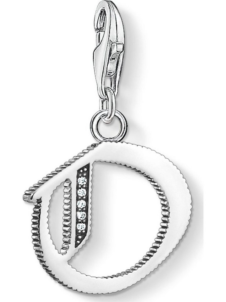 THOMAS SABO Kettenanhänger Thomas Sabo Damen-Charm 925er Silber Zirkonia von Thomas Sabo