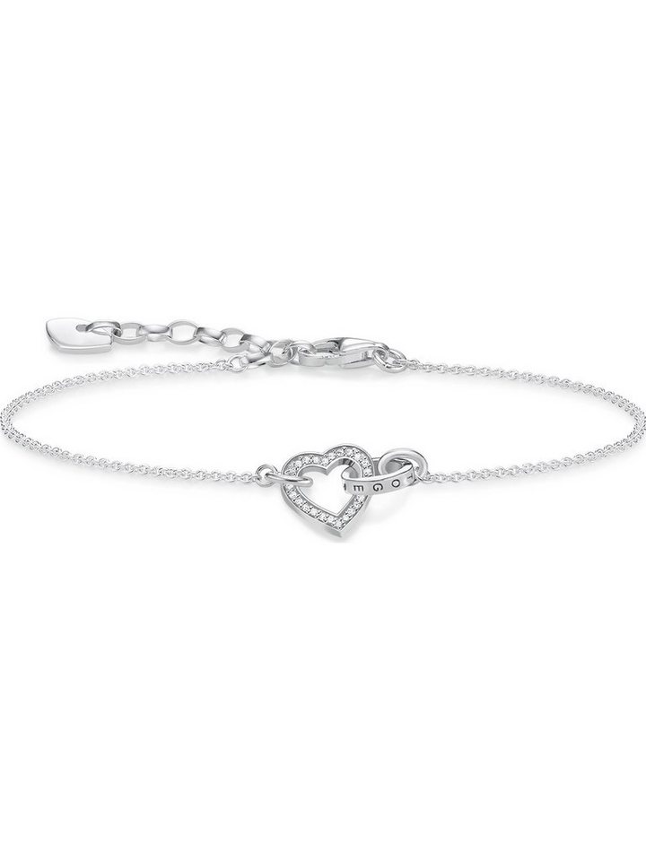 THOMAS SABO Silberarmband Thomas Sabo Damen-Armband 925er Silber Farbstein von Thomas Sabo