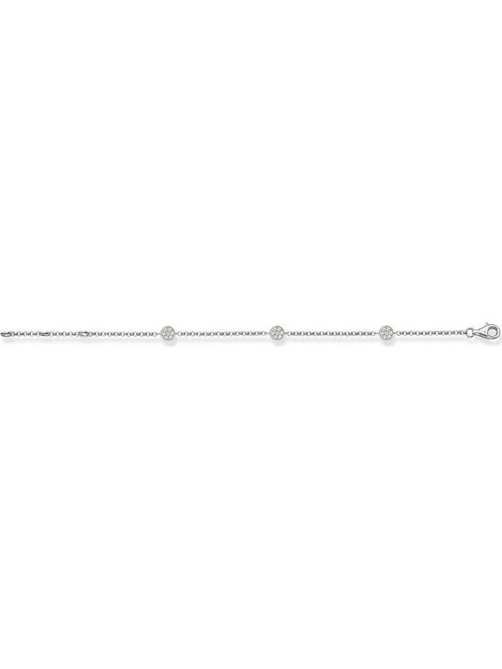 THOMAS SABO Silberarmband Thomas Sabo Damen-Armband 925er Silber Zirkonia von Thomas Sabo