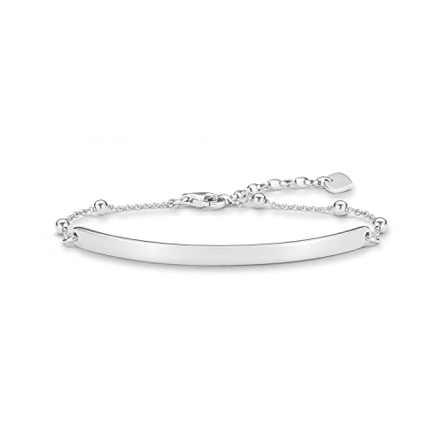 Thomas Sabo Damen-Armband Love Bridge 925 Sterling Silber Länge von 16.5 bis 19.5 cm Brücke 5.4 cm LBA0044-001-12-L19,5v von THOMAS SABO