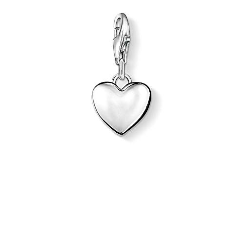 Thomas Sabo Damen Charm-Anhänger Herz Charm Club 925 Sterling Silber 0913-001-12 von THOMAS SABO