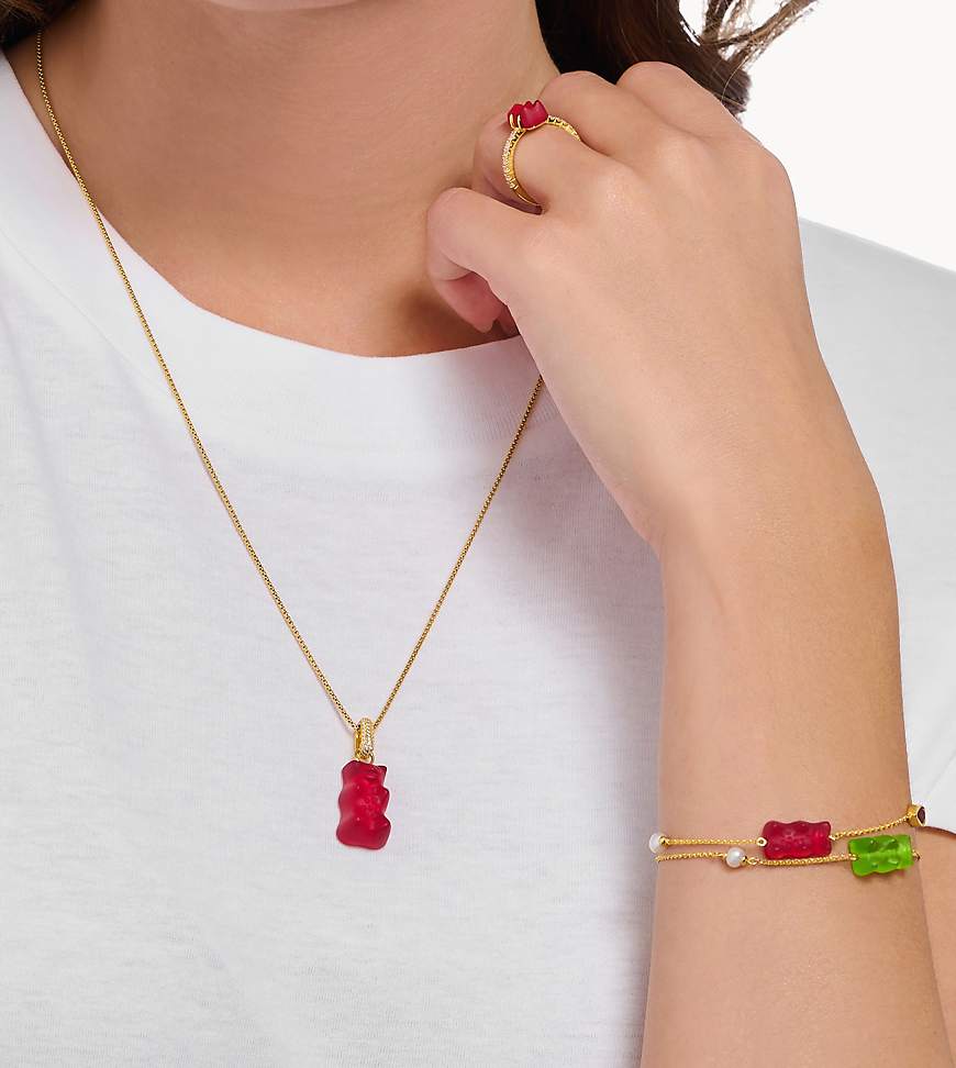 Thomas Sabo - Anhänger aus 925er Sterlingsilber mit 18-karätiger Vergoldung in Gelbgold-Goldfarben von Thomas Sabo