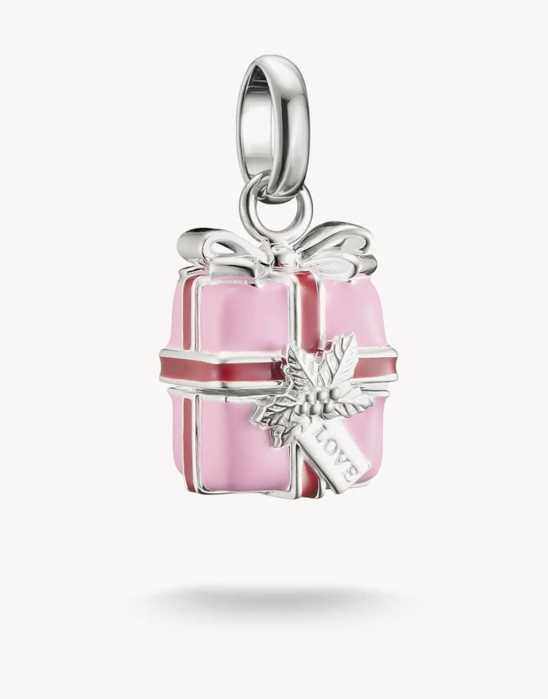 Thomas Sabo - Anhänger in Silberoptik, Rosa und Rot von Thomas Sabo