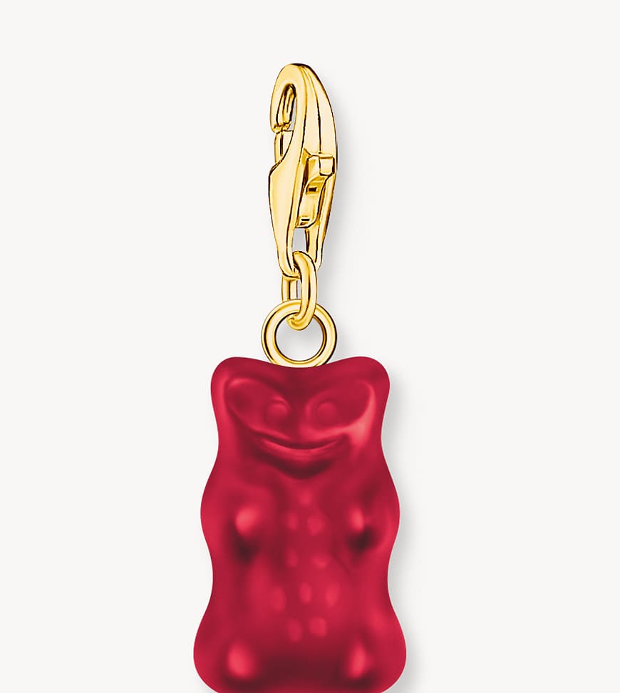 Thomas Sabo - Charm-Anhänger aus 925er Sterlingsilber mit 18-karätiger Vergoldung in Gelbgold-Goldfarben von Thomas Sabo