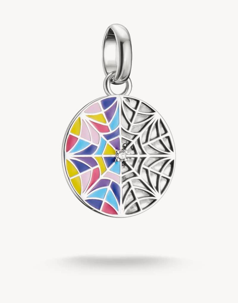 Thomas Sabo - Charm-Anhänger aus Silber mit Details in Rosa, Violett, Blau und Gelb von Thomas Sabo