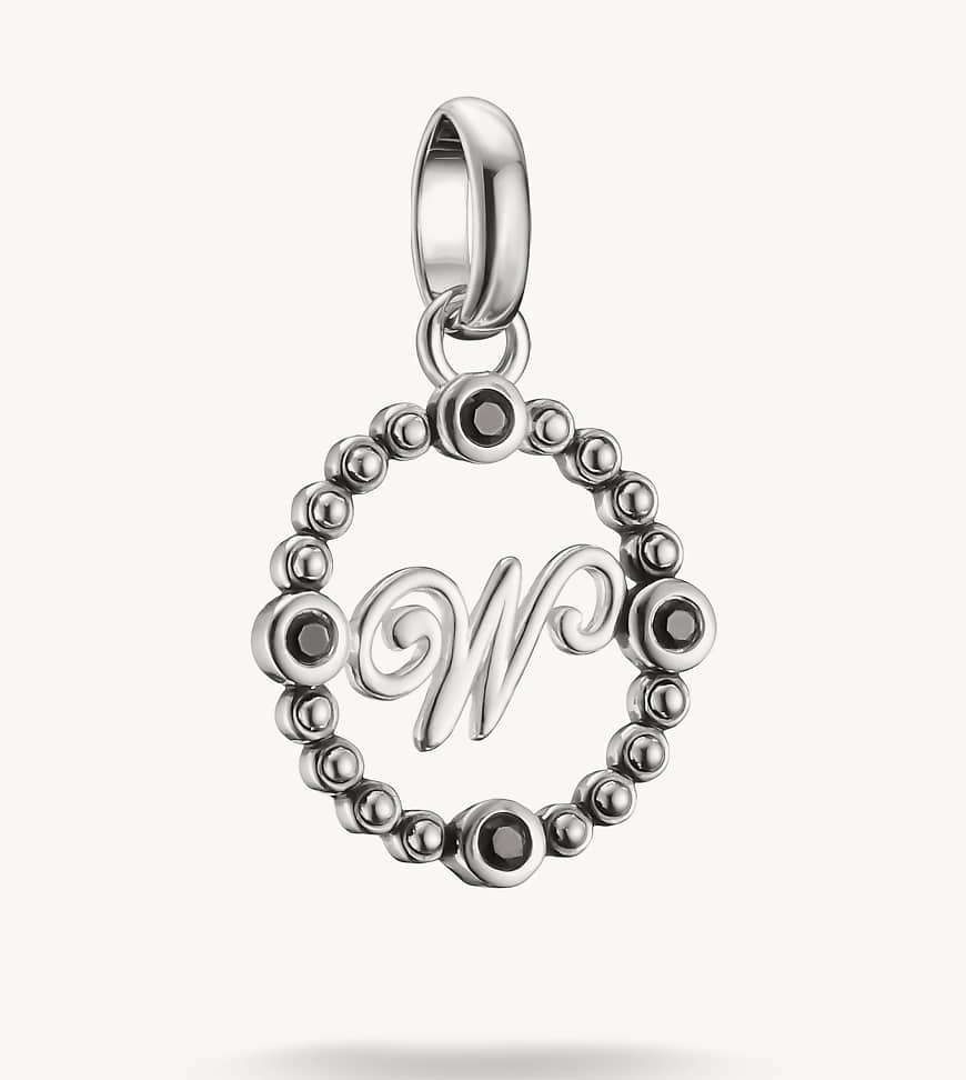 Thomas Sabo - Charm-Anhänger aus Silber mit schwarzen Details von Thomas Sabo