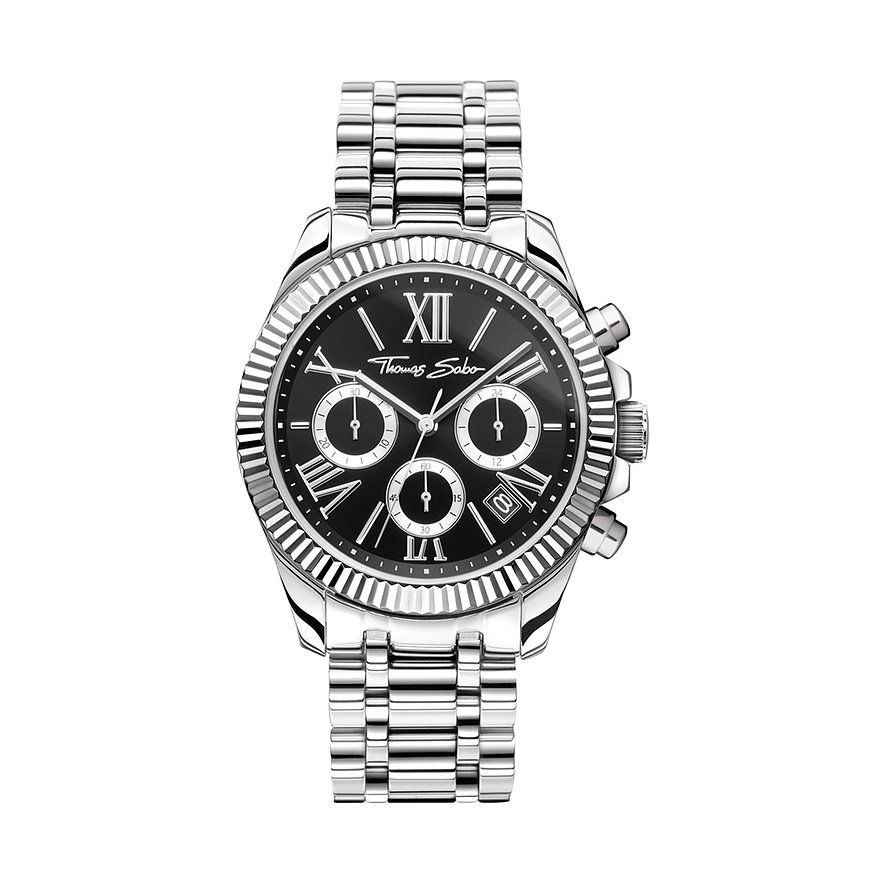 Thomas Sabo Chronograph WA0396-201-201-38 MM Edelstahl von Thomas Sabo