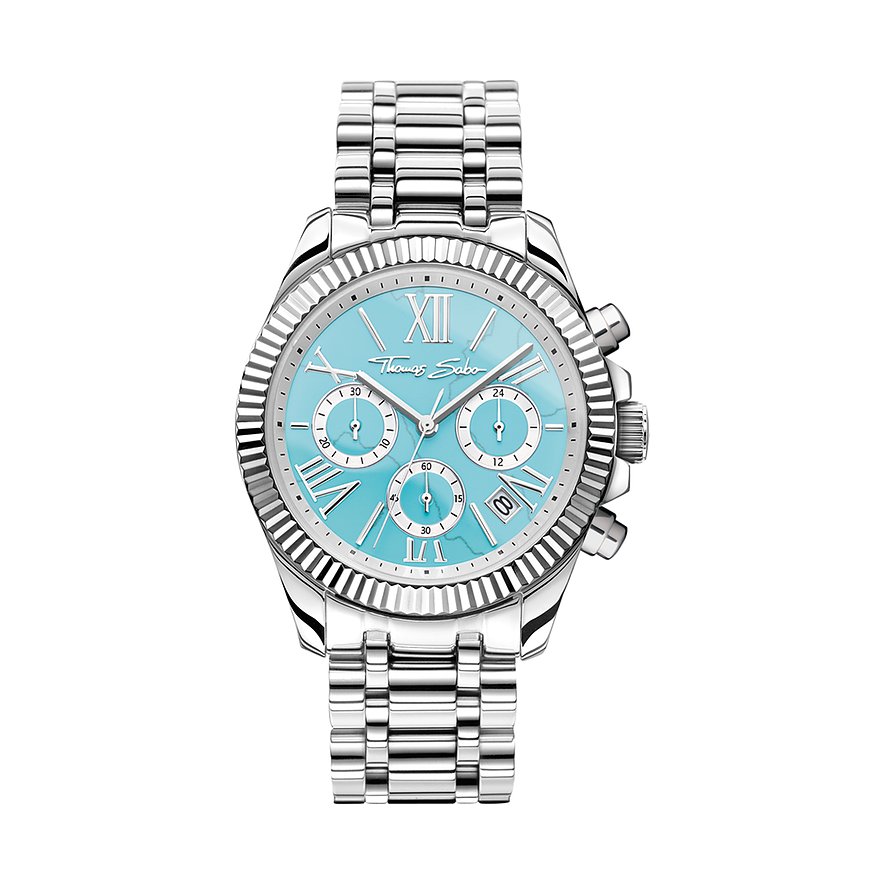 Thomas Sabo Chronograph  WA0397-201-201-38 MM Edelstahl von Thomas Sabo