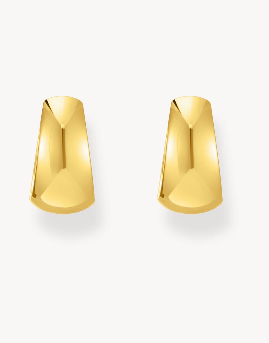 Thomas Sabo - Creolen aus 925er-Sterlingsilber mit 18-karätiger Vergoldung in Gelbgold-Goldfarben von Thomas Sabo