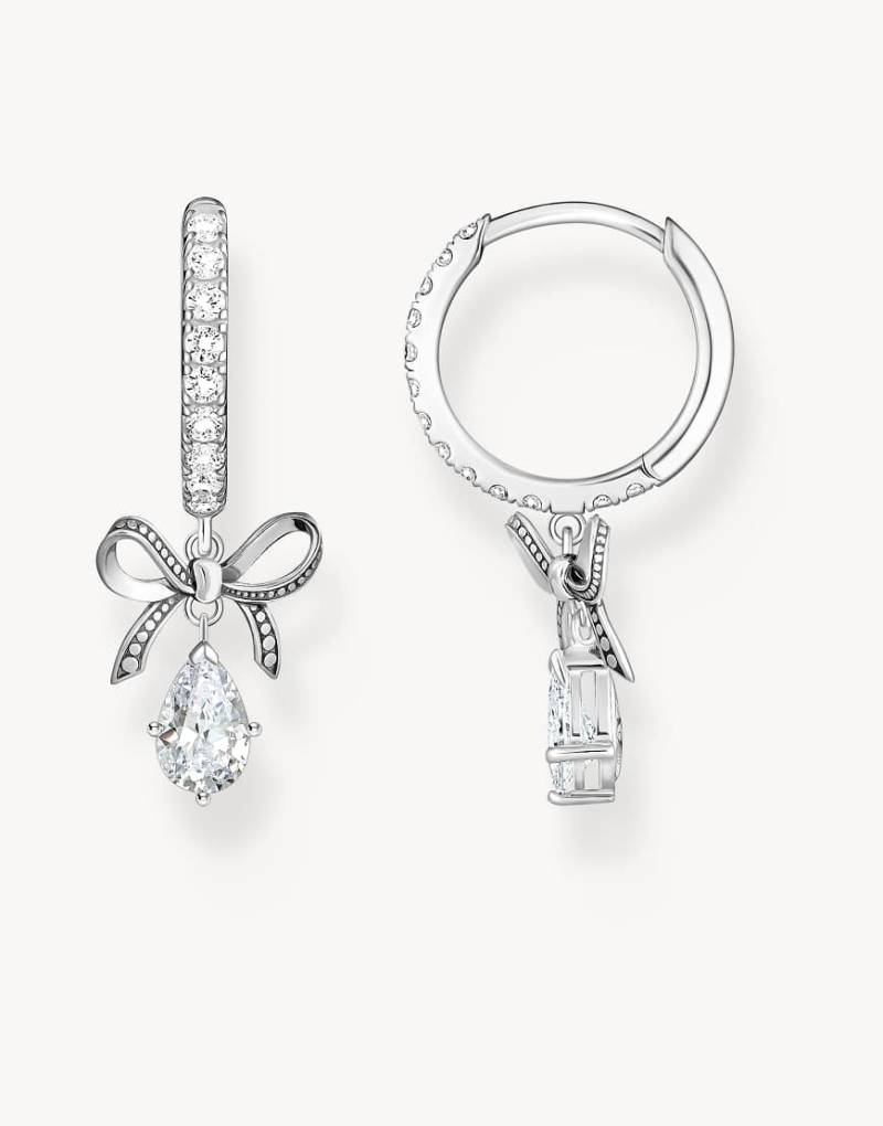 Thomas Sabo - Creolen aus 925er Sterlingsilber mit Schleifen-Anhänger von Thomas Sabo