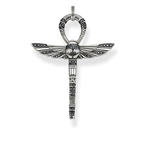 THOMAS SABO Damen-Anhänger 925 Silber Zirkonia schwarz - PE741-643-11 von THOMAS SABO