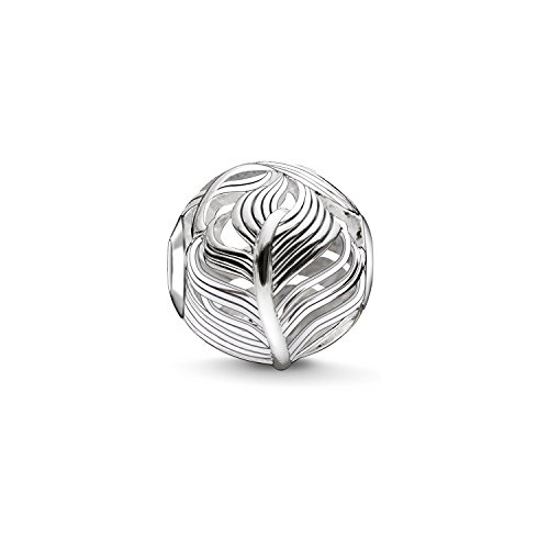 Thomas Sabo Unisex Bead Feder Karma Beads 925 Sterling Silber K0221-001-12 von THOMAS SABO