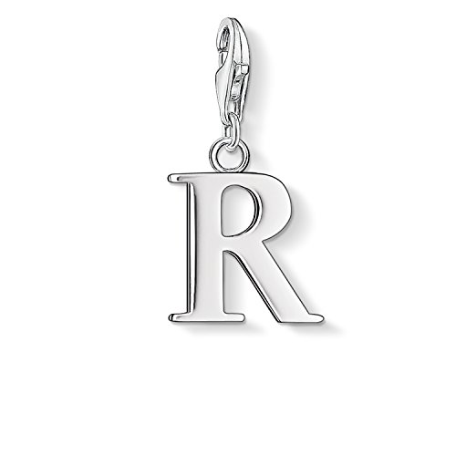 Thomas Sabo Damen Charm-Anhänger R Buchstabe Charm Club 925 Sterling Silber 0192-001-12 von THOMAS SABO