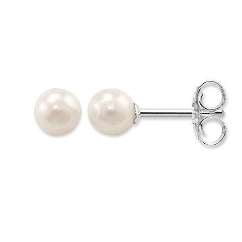 Thomas Sabo Perlenohrstecker Groß 925 Sterling Silber H1431-028-14 von THOMAS SABO