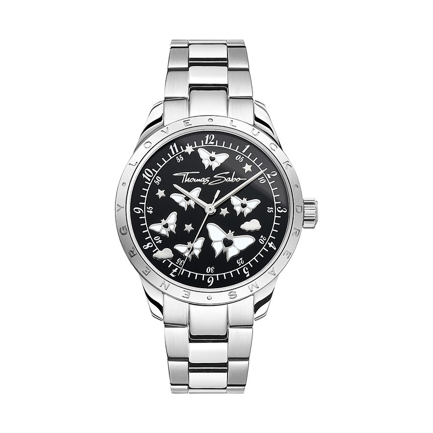Thomas Sabo Damenuhr Sterling Silver WA0432-201-203-34 MM Edelstahl von Thomas Sabo