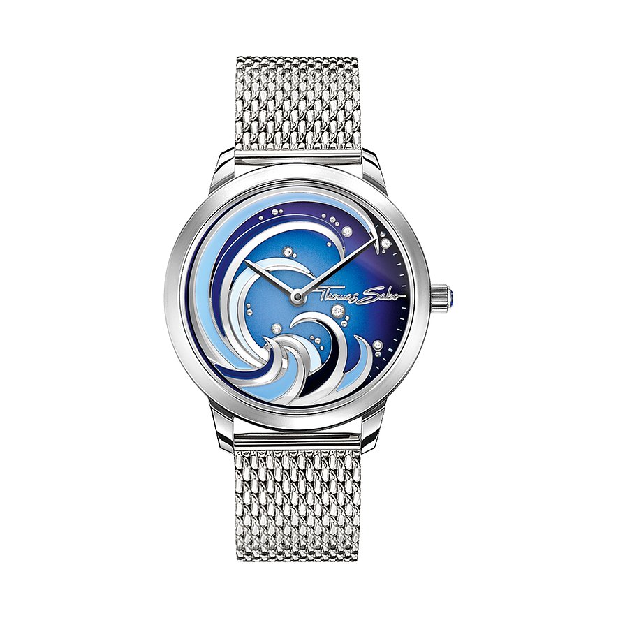 Thomas Sabo Damenuhr  WA0392-201-209-33 MM Edelstahl von Thomas Sabo