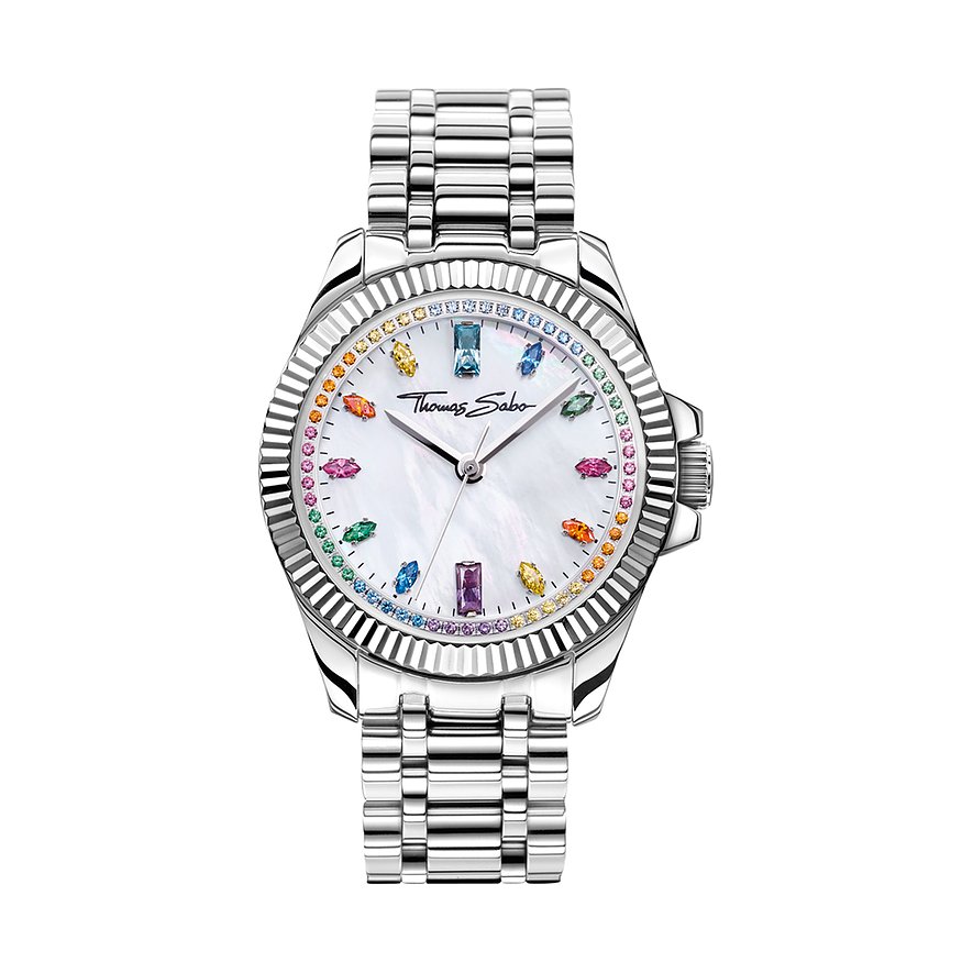 Thomas Sabo Damenuhr  WA0394-201-201-33 MM Edelstahl von Thomas Sabo