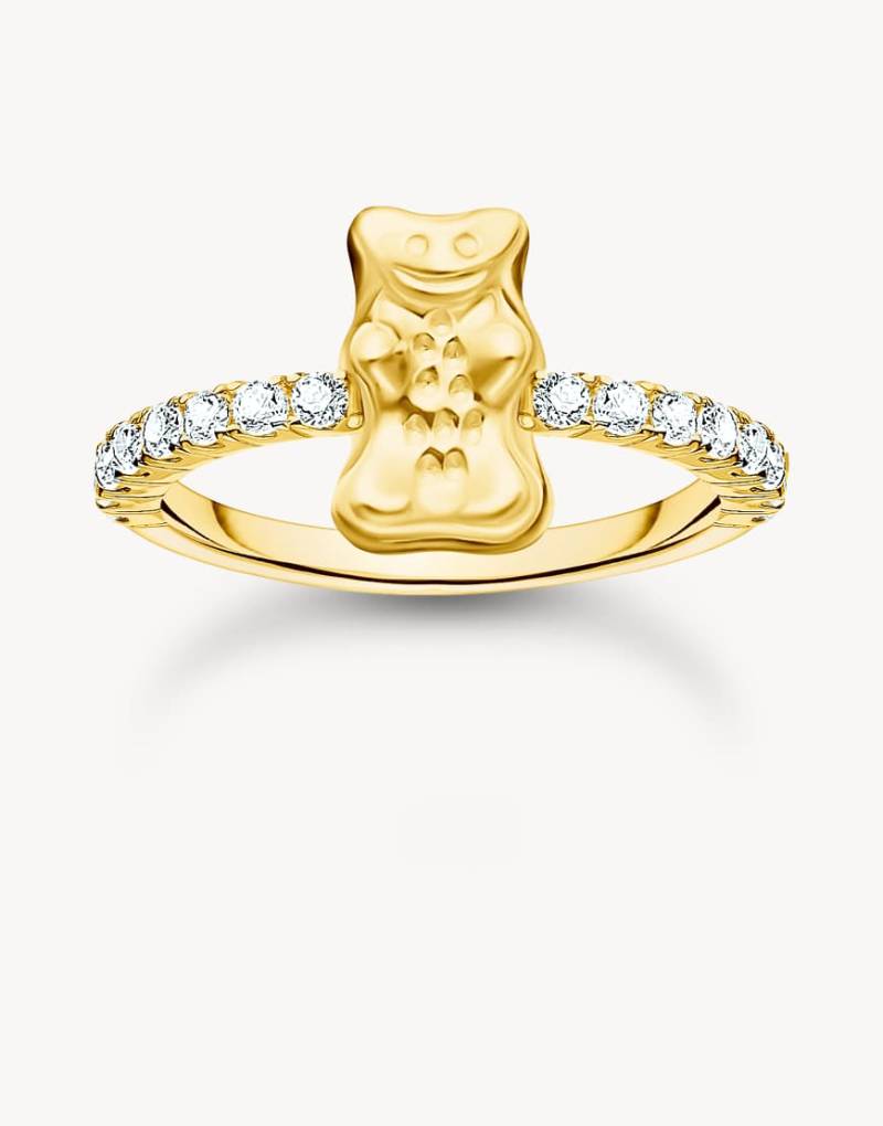 Thomas Sabo - Goldfarbener Ring mit weißen Schmucksteinen von Thomas Sabo
