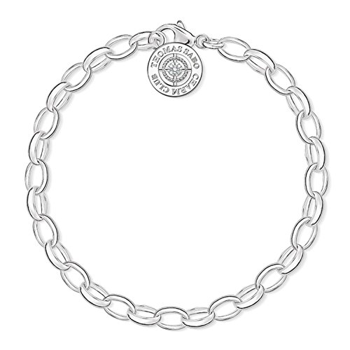 Thomas Sabo Damen Charm-Armband Diamant Charm Club 925 Sterling Silber DCX0001-725-14 von THOMAS SABO