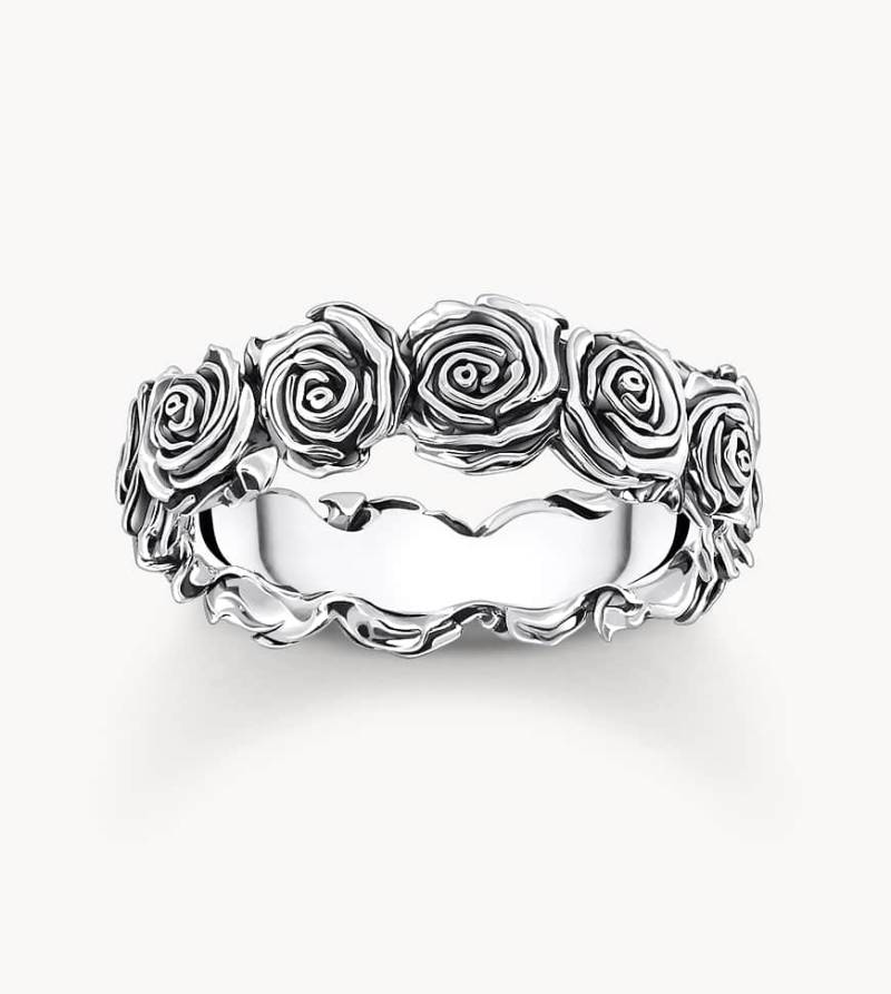 Thomas Sabo - Midnight Rose - Ring aus Silber mit Rosendesign von Thomas Sabo