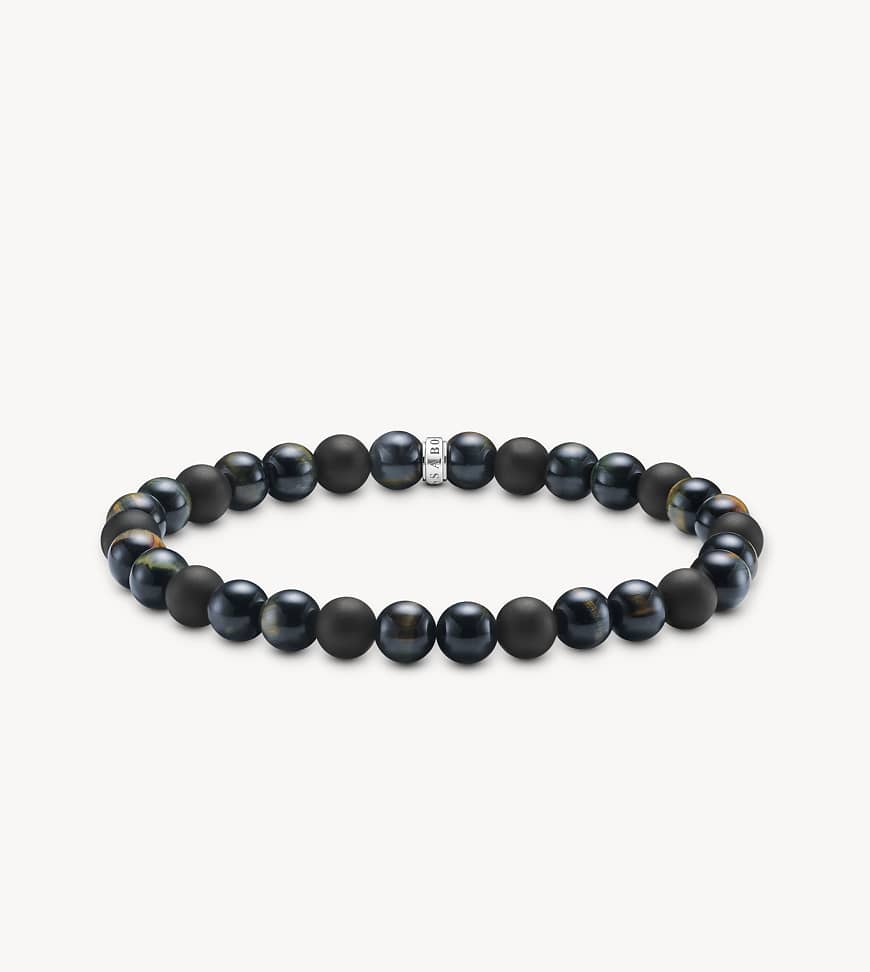 Thomas Sabo - Silberarmband in Schwarz und Blau von Thomas Sabo