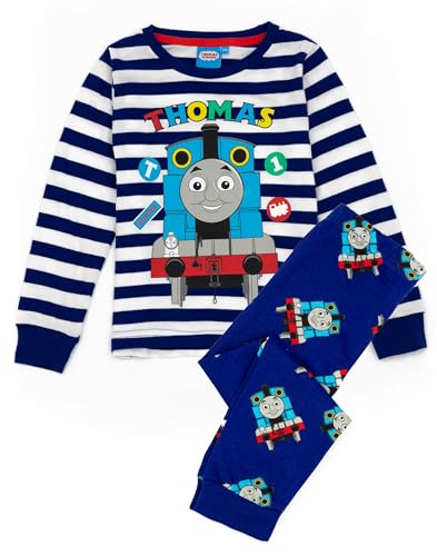Thomas & Friends-Pyjamas-Jungen trainiert T-Shirt mit Langen oder kurzen Böden 3-4 Jahre von Thomas & Friends