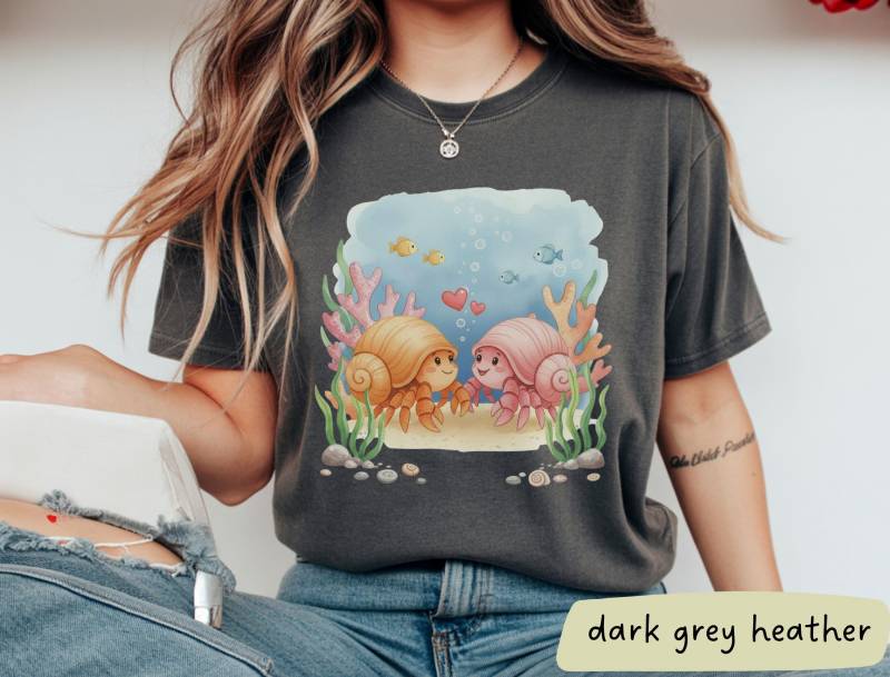 Einsiedlerkrebs Shirt, Liebhaber Geschenk, Meeresbiologen Ozean-Liebhaber, Krabbenliebhaber, Tshirt, Krabbe Geschenk von ThomasonDesignsShop