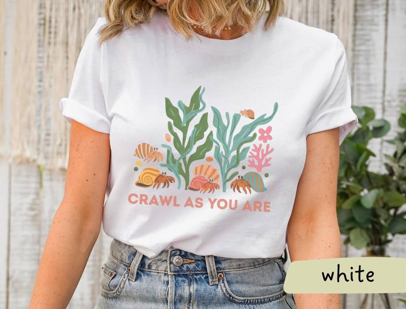 Niedliches Einsiedlerkrebs Shirt, Liebhaber Geschenk, Meeresbiologen Ozean Liebhaber, Krabbenliebhaber, Tshirt von ThomasonDesignsShop