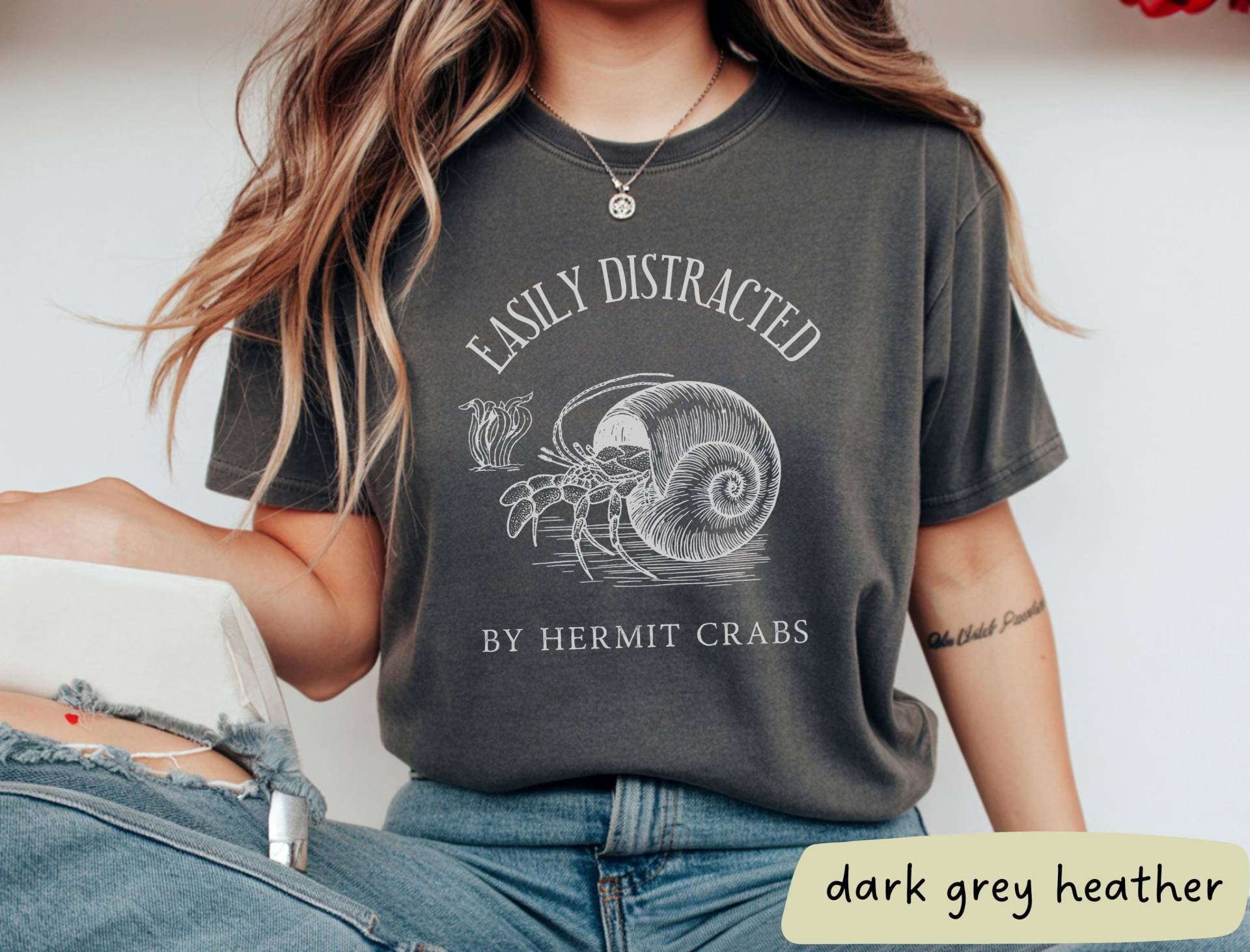 Süßer Einsiedlerkrebs Shirt, Liebhaber T-Shirt, Geschenk, Meeresbiologen Geschenk, Ozean Krabbe Liebhaber, Sea Life Crabby von ThomasonDesignsShop