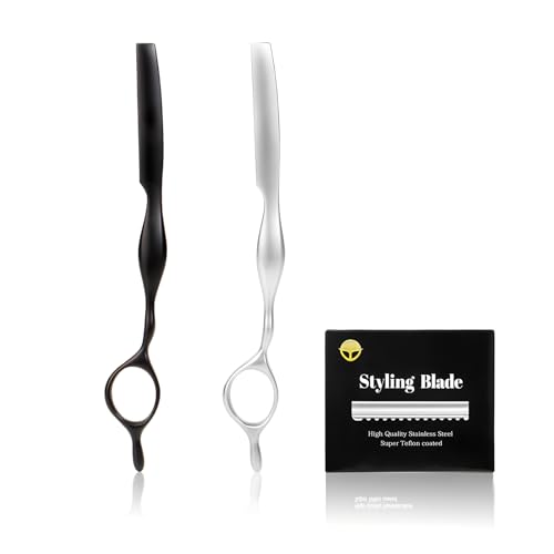 Thoquene 11 Stücke Effiliermesser, Edelstahl Friseur Messer von Thoquene