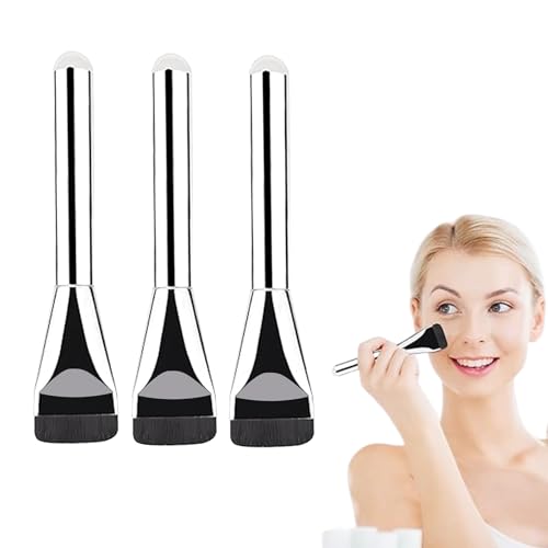 Thoquene 3 Stück Foundation Pinsel, Ultra Thin Make Up Brush für Mädchen Damen von Thoquene