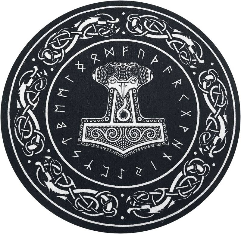 Thor's Hammer  Teppich schwarz von Thor's Hammer