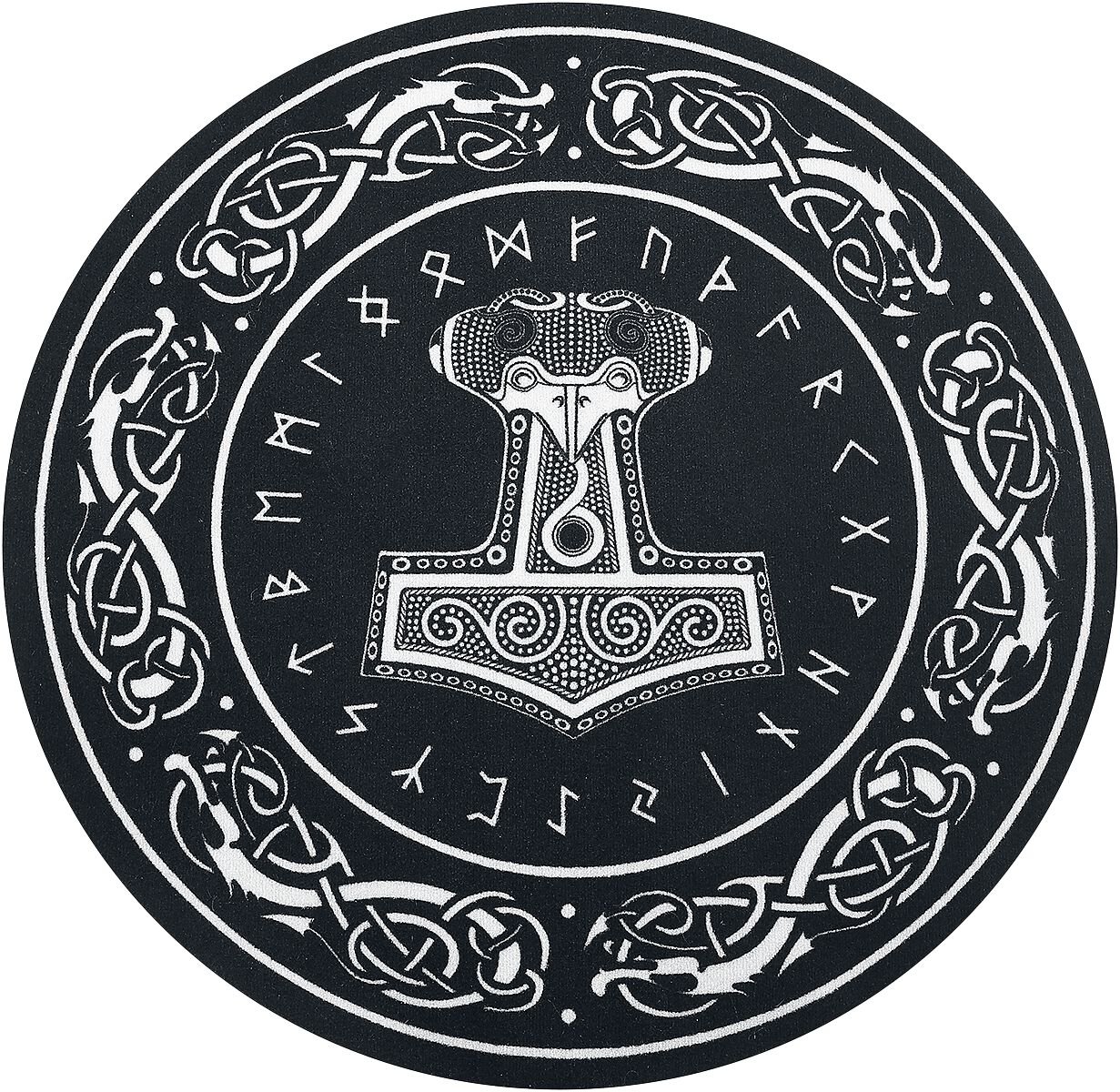 Thor's Hammer Teppich - schwarz Thor's Hammer Teppich - schwarz von Thor's Hammer