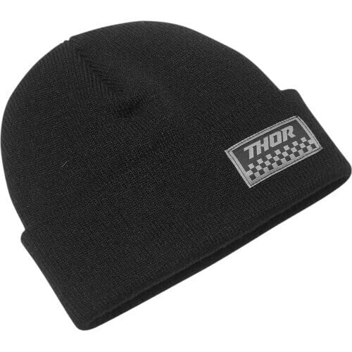 Thor MX Checker Beanie Haube Mütze schwarz von Thor