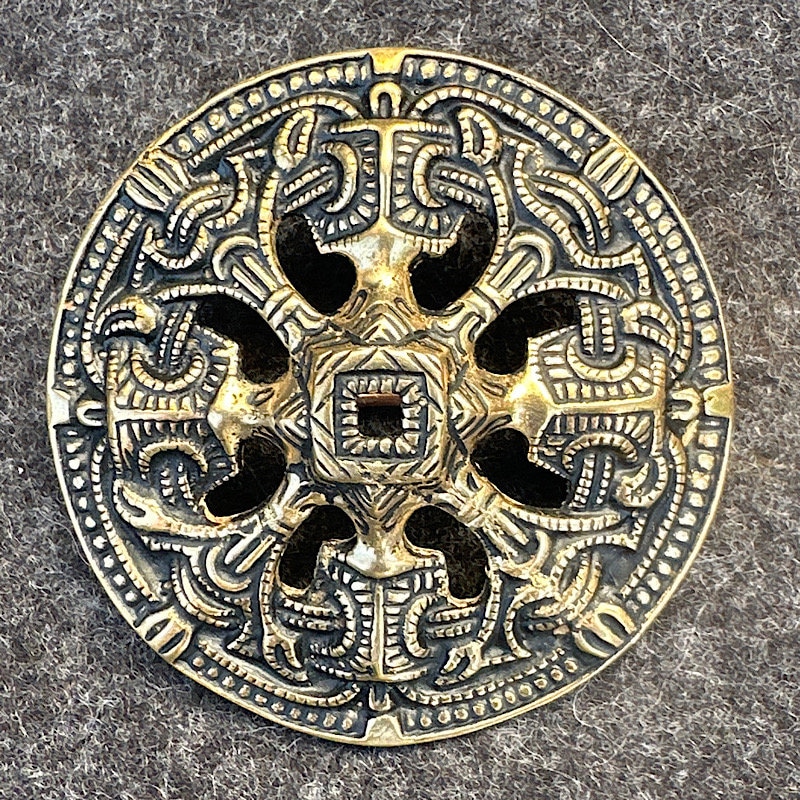 Große Scheibenfibel 9./10.jh. Aus Norwegen, Wikingerschmuck, Mittelalterkleidung, Reenactment, Larp, History Große Scheibenfibel 9./10.jh. Aus Norwegen, Wikingerschmuck, Mittelalterkleidung, Reenactment, Larp, History von ThoridsGewandung