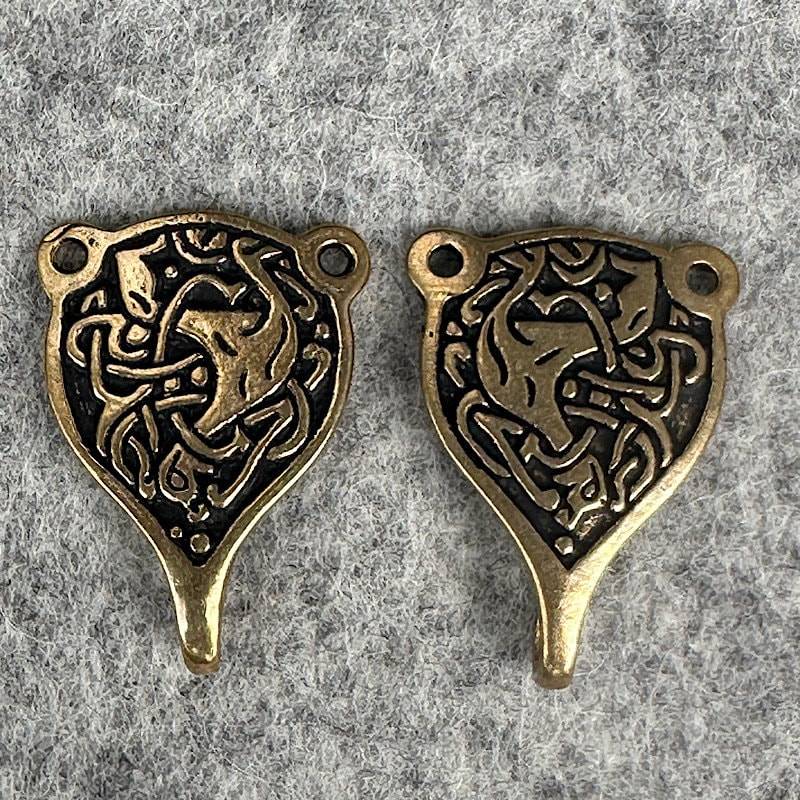 Wadenwickelhaken - Angelsachsen, Mittelalterschmuck, Wikingerschmuck, Reenactment, Larp Wadenwickelhaken - Angelsachsen, Mittelalterschmuck, Wikingerschmuck, Reenactment, Larp von ThoridsGewandung