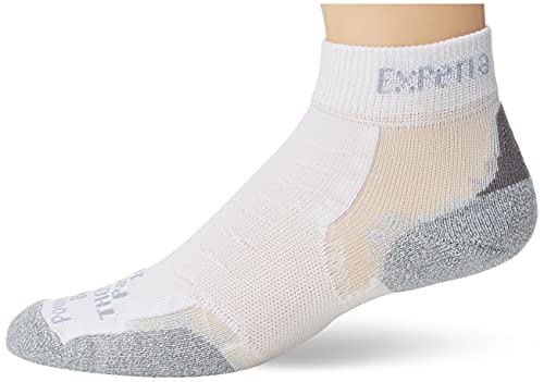 Thorlos Unisex Thorlo Experia No Show Multi-Aktivitäts-Socken, Weiß, Größe M, M (6er Pack) von Thorlos