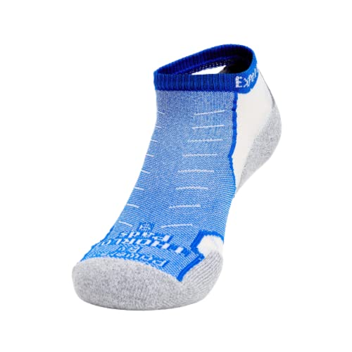 Thorlo Unisex Experia No Show athletic socks, Königsblau, XL EU von Thorlos