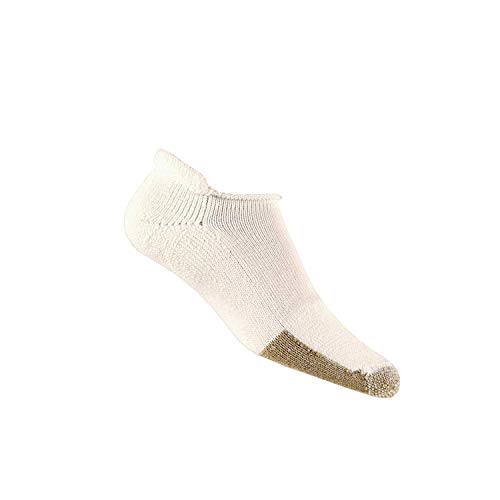 Thorlos Herren T Tennis Thick Padded Rolltop Socken, Weiß (White 004), Large von Thorlos