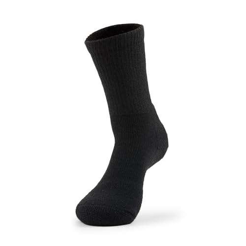 Thorlo Unisex Thorlos Thick Padded Crew Tennissocken, Schwarz, L EU von Thorlos