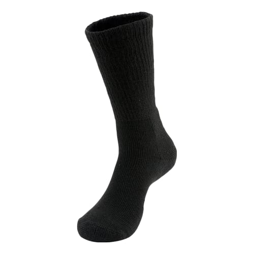 Thorlos Unisex Dicke gepolsterte Laufsocken, Schwarz, M von Thorlos