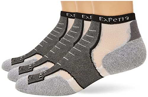 Thorlos Unisex-Erwachsene Xccu Thin Cushion Running Low Cut Socken Laufsocken, schwarz, Large (3er Pack) von Thorlos